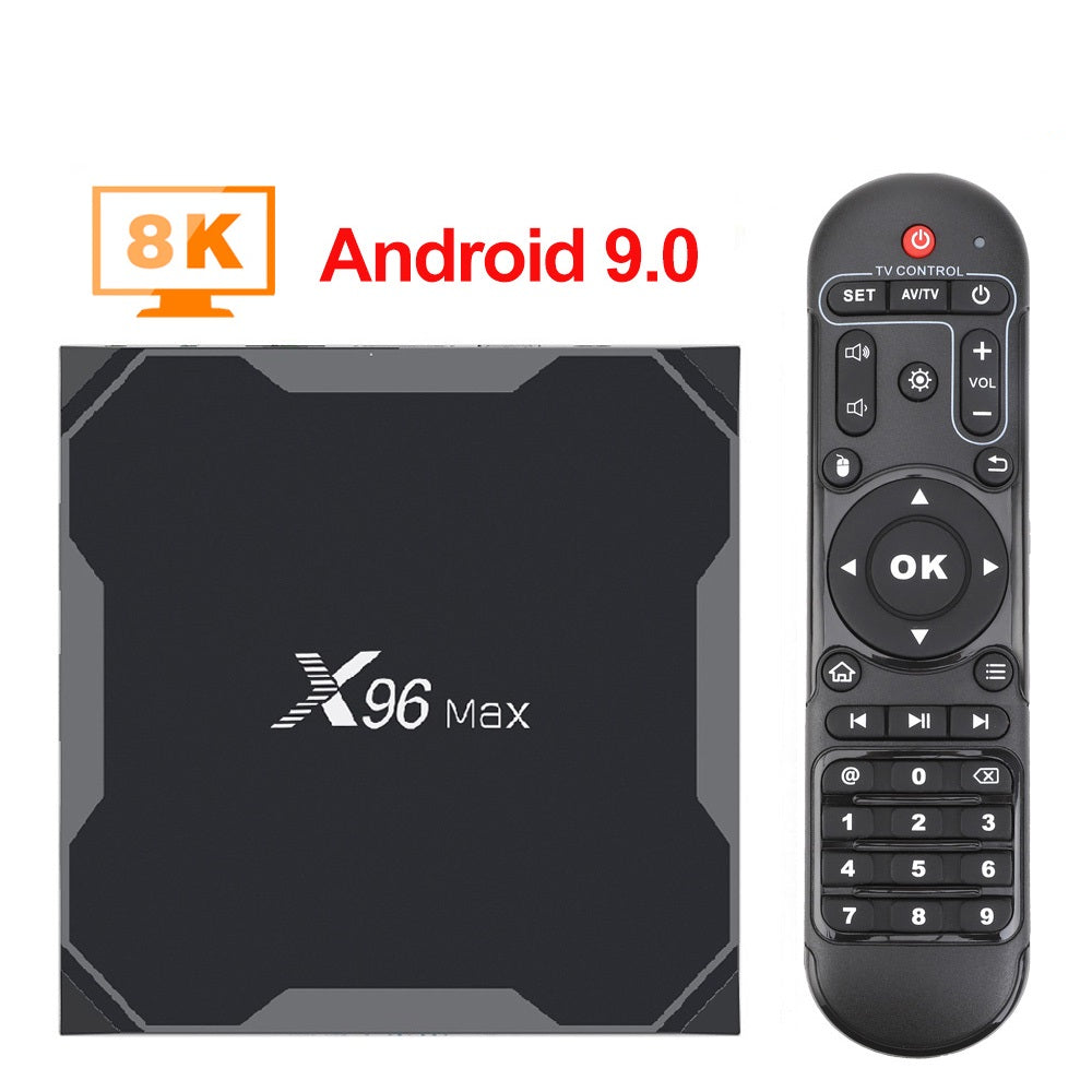 X96 MAX 4K Android TV box HDMI smart streaming media player main product view