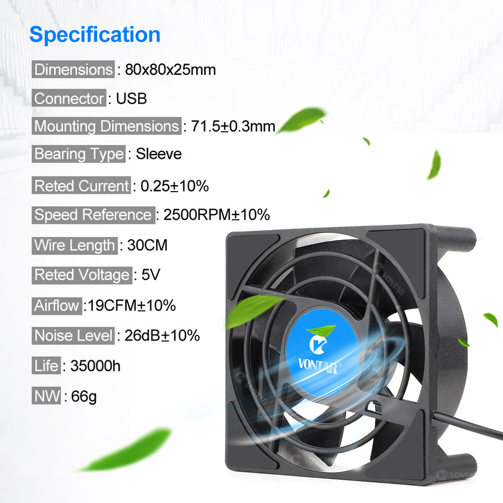 TrendTap USB Cooling Fan for Android TV Boxes