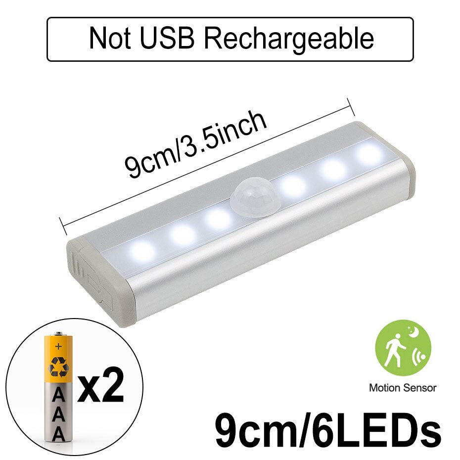PIR motion sensor LED cabinet light stick-on under cabinet night light additional product view