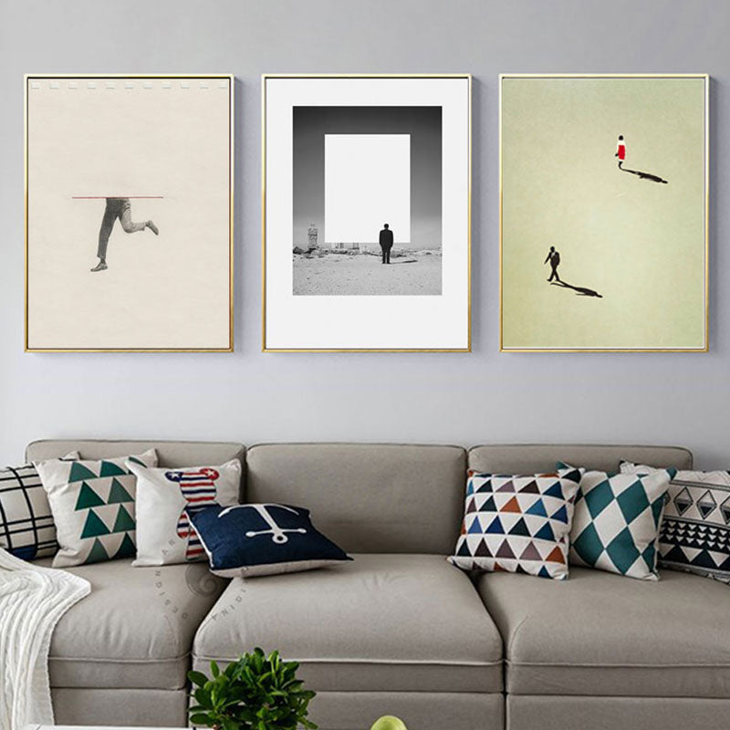 Nodic Figure Movement Wall Art