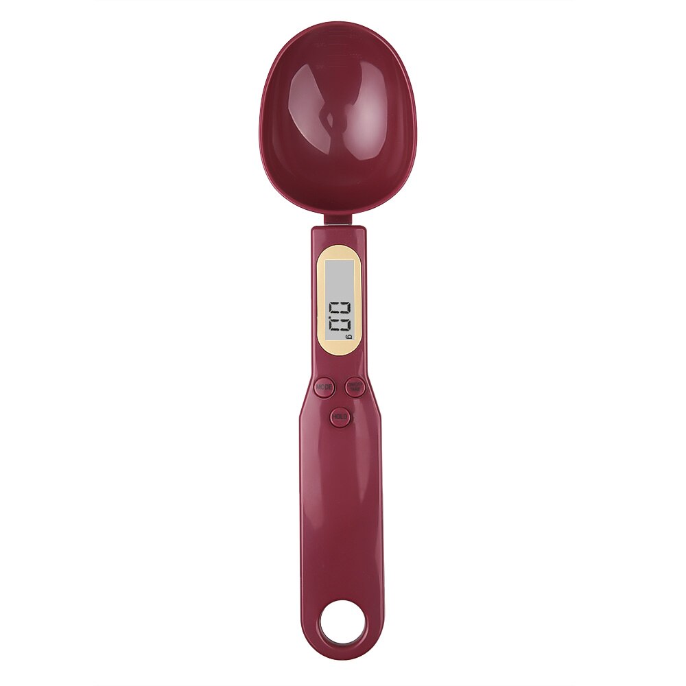 Digital measuring spoon scale LCD kitchen scale for baking coffee and pet food size and design view