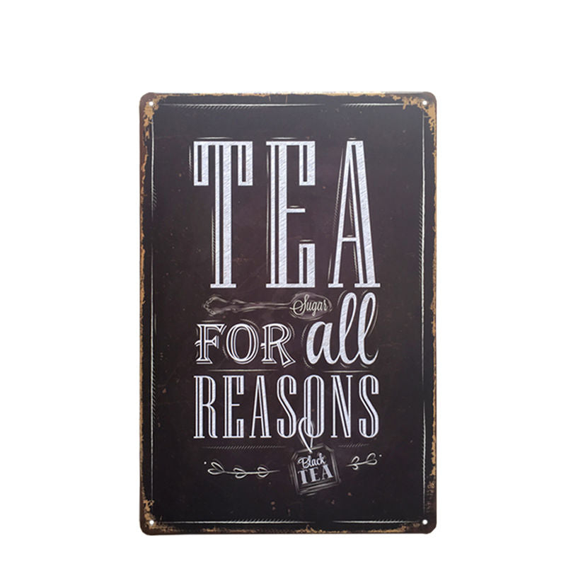 Retro Art Metal Wall Signs