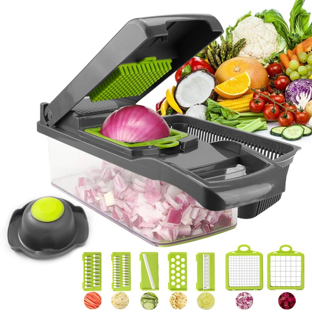 Kitchen mandoline slicer vegetable chopper cutter and food prep tool main product view