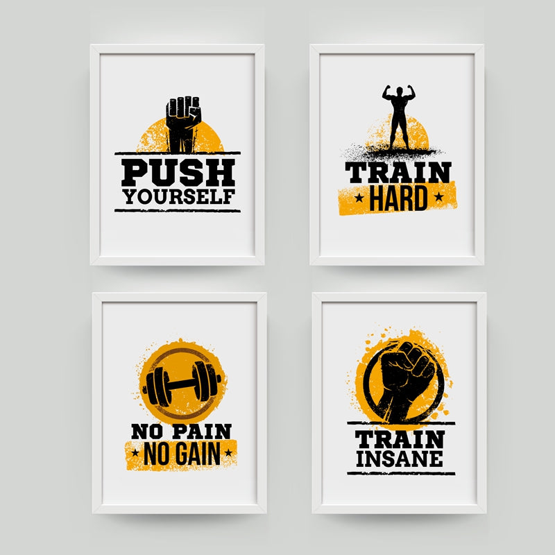 Workout Motivational Wall Art