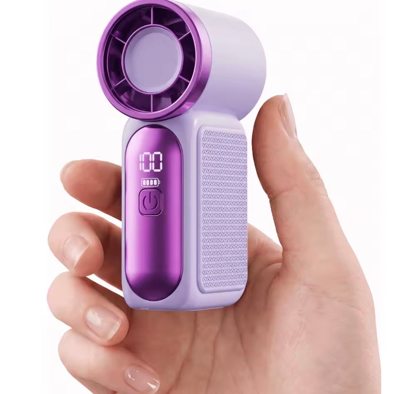 Rechargeable mini handheld fan