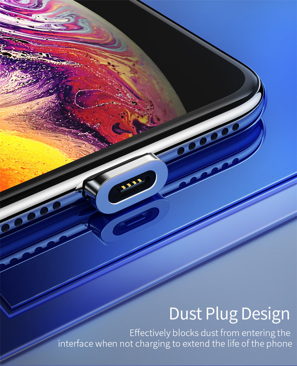 Magnetic nylon charging cable set with swappable connector tips product comparison view