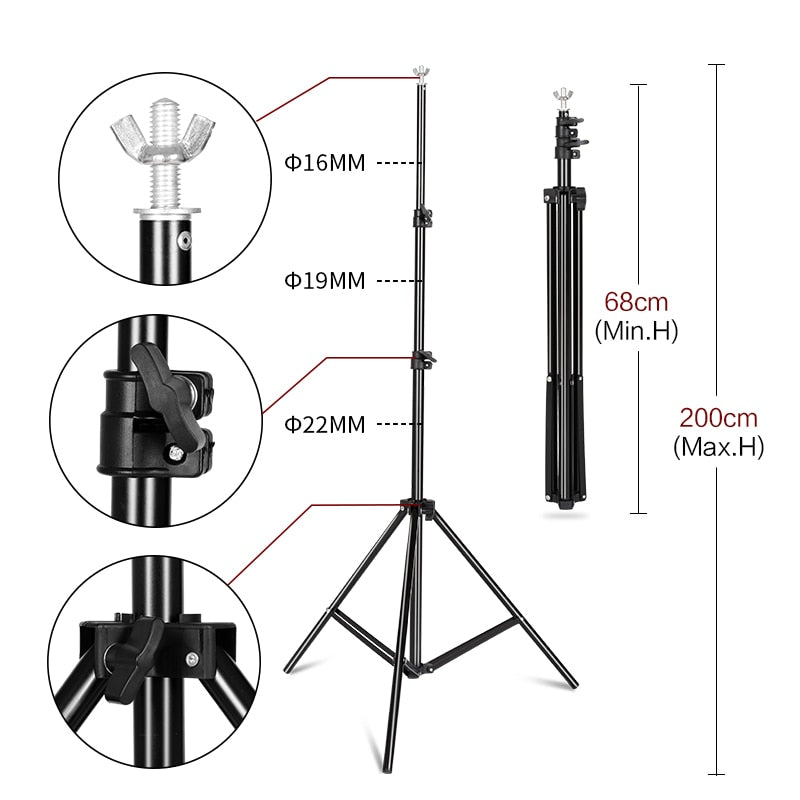 TrendTap Photography Backdrop Support Kit