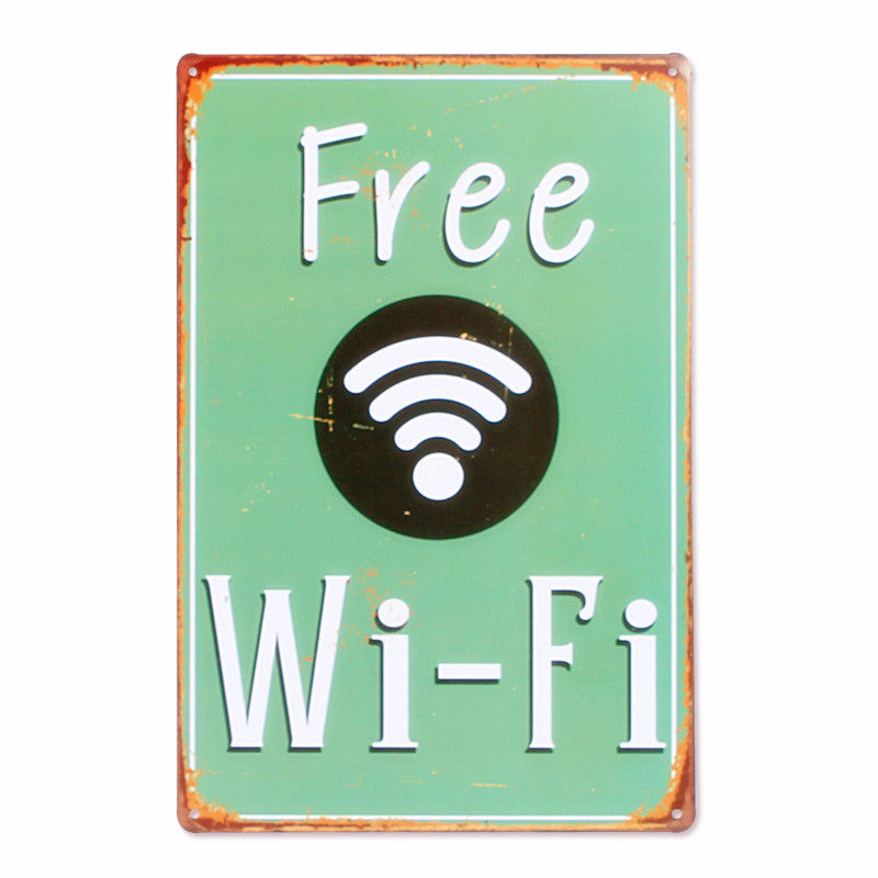 Retro Art Metal Wall Signs