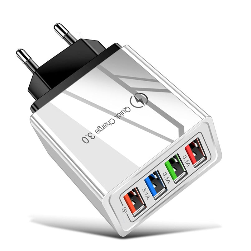 TrendTap Quick Charge 4-USB Wall Charger