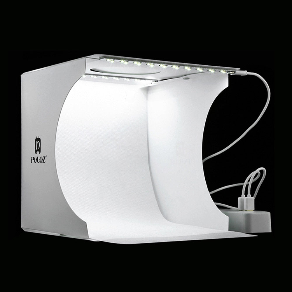 Mini folding LED photo lightbox portable product photography studio box main product view