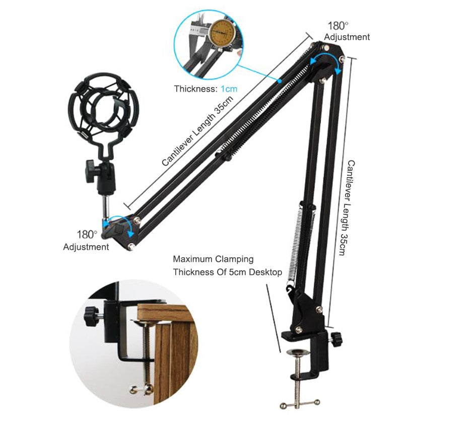 TrendTap Professional Recording Microphone Set