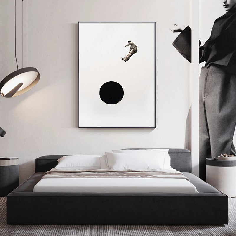 Nodic Figure Movement Wall Art