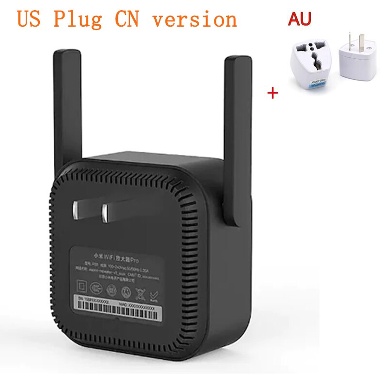 Compact 300Mbps WiFi repeater wireless range extender for home coverage size and design view