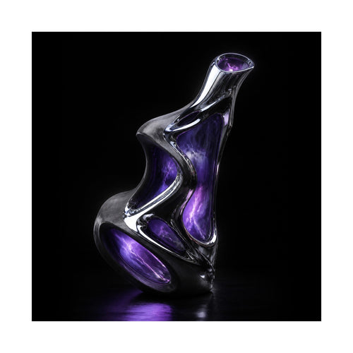 Chrome Vessel Nocturne original psychedelic art print on a clean white background