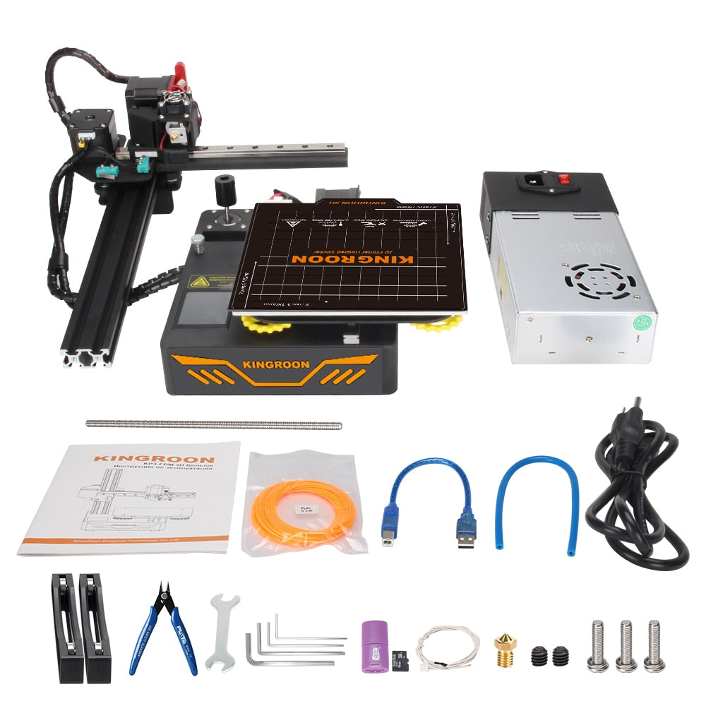 TrendTap KP3S DIY 3D Printer Bundle