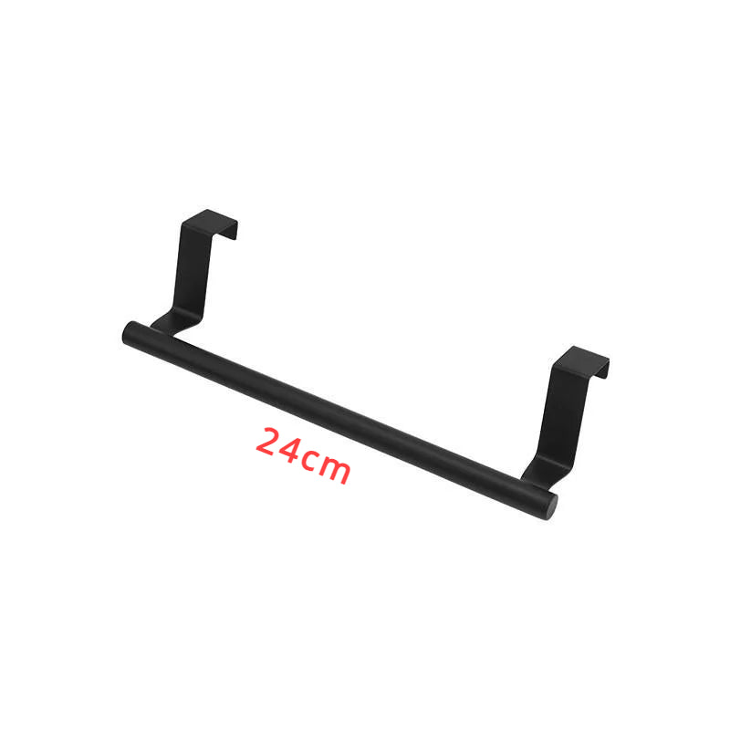 drapedry over cabinet towel rack
