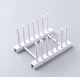 Kitchen Plate and Lid Organizer Rack