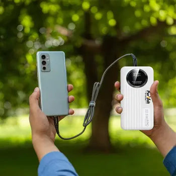 10,000mAh portable power bank included in emergency bundle