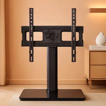 Height-adjustable tabletop TV stand for 23 to 60 inch televisions