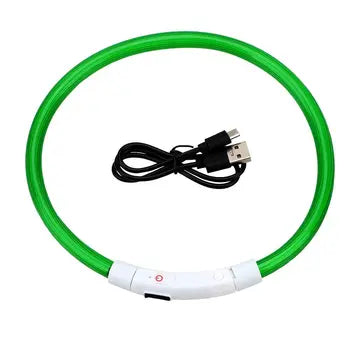 Rechargeable pet collar sizing and colors