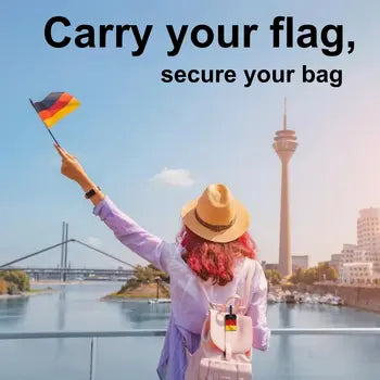QR luggage security tag instructions