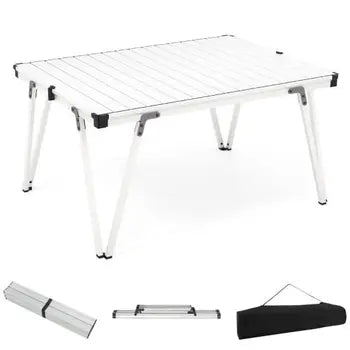 Portable aluminum picnic table frame and tabletop