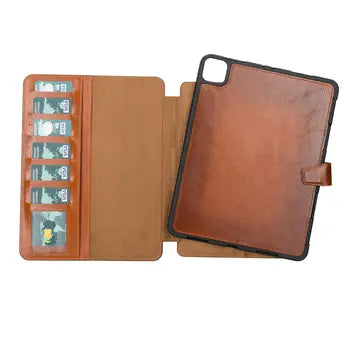Leather iPad Pro folio case interior