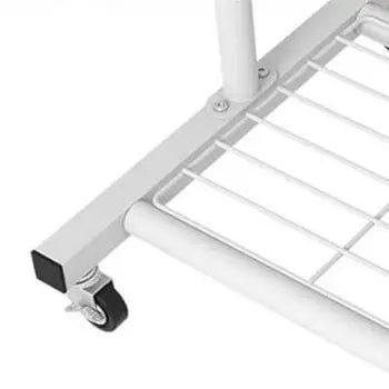 Modern garment rack side view