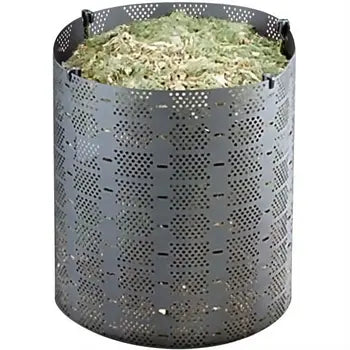 Large home compost bin access and ventilation