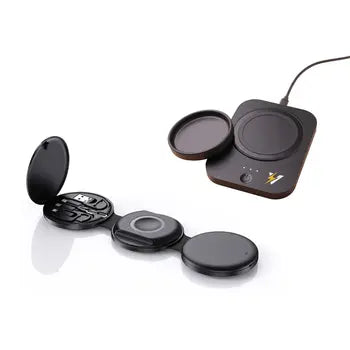 Mug warmer and folding wireless charging station