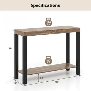 Two-tier bar table in a kitchen setting