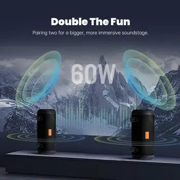 Water-resistant Bluetooth speaker outdoor use