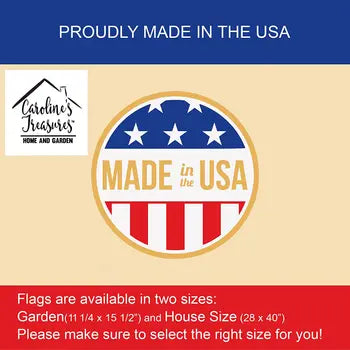 Lovebird flag outdoor garden decor view