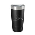 20-ounce Alaska map insulated travel tumbler