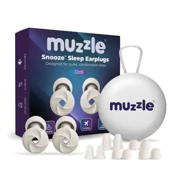 Soft reusable sleep earplugs