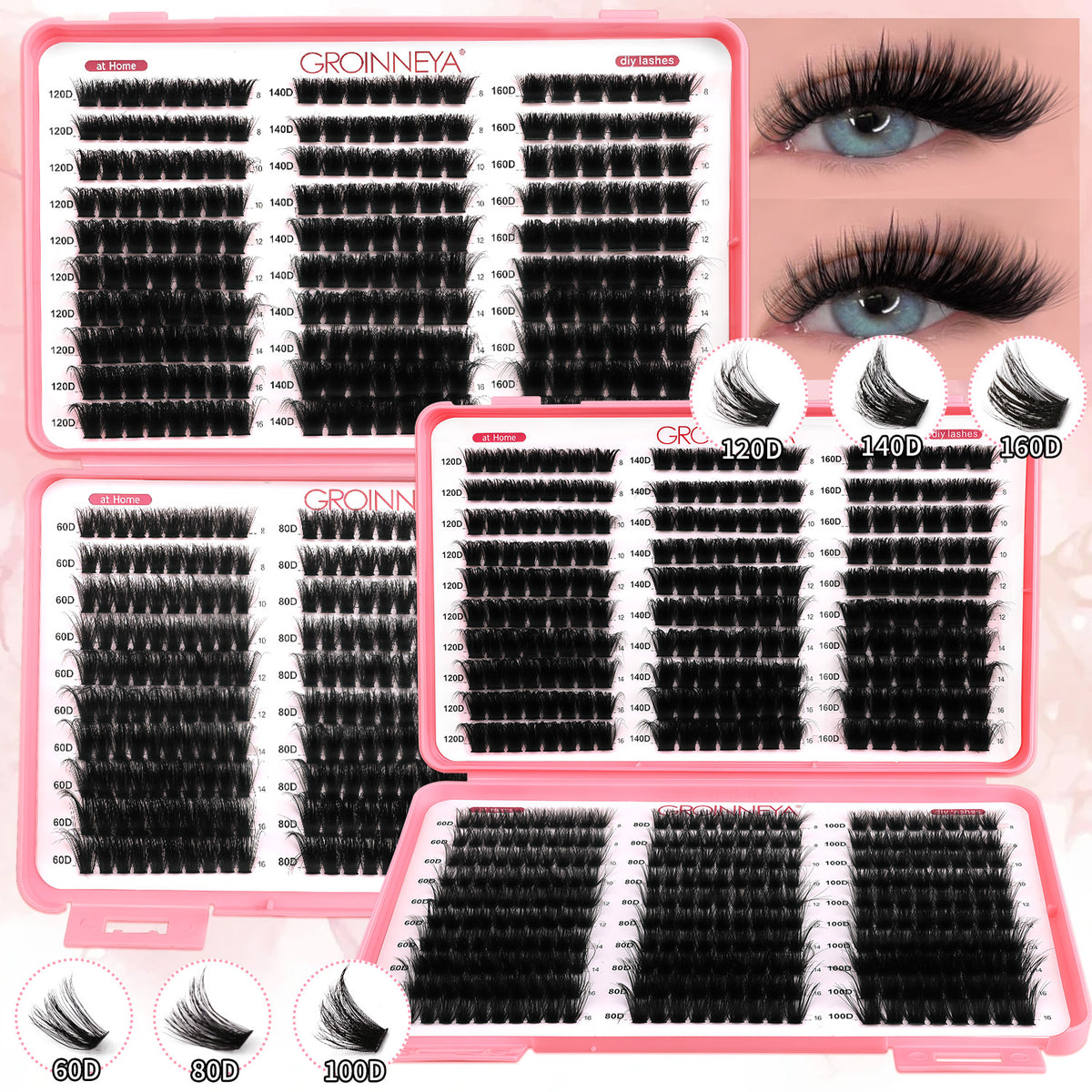 lashluxe diy lash extension refill tray