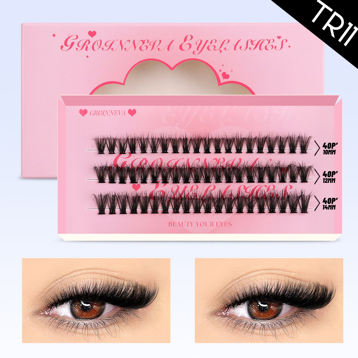 lashluxe diy lash extension refill tray