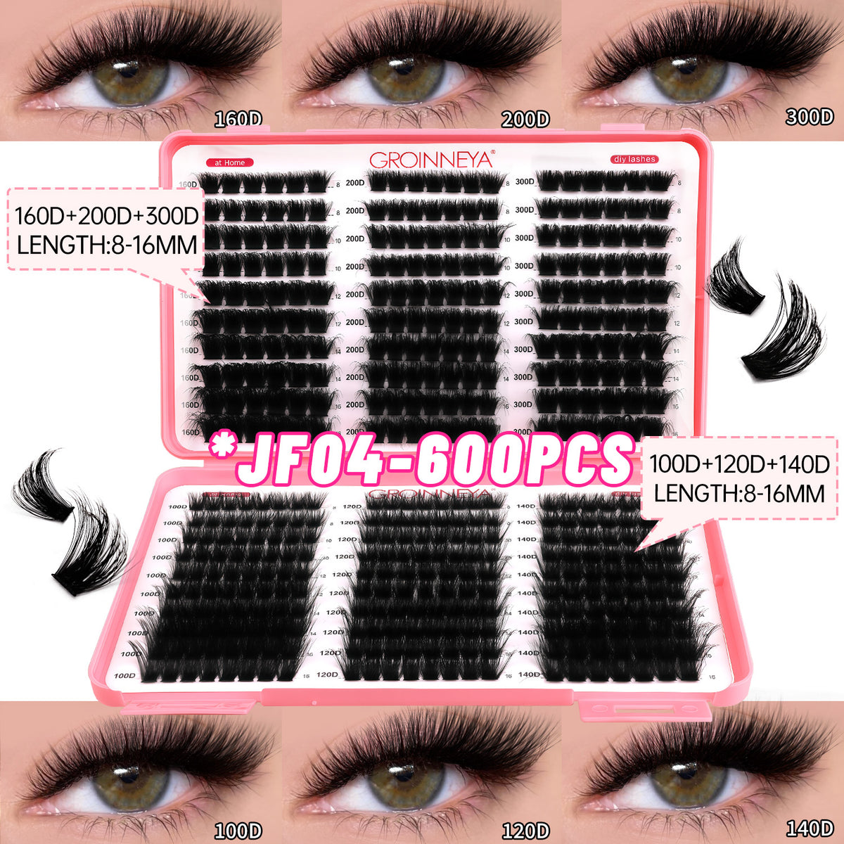 lashluxe diy lash extension refill tray