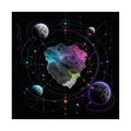 Orbiting Atlas original psychedelic art print on a clean white background