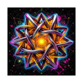 Solaris Knot original psychedelic art print on a clean white background