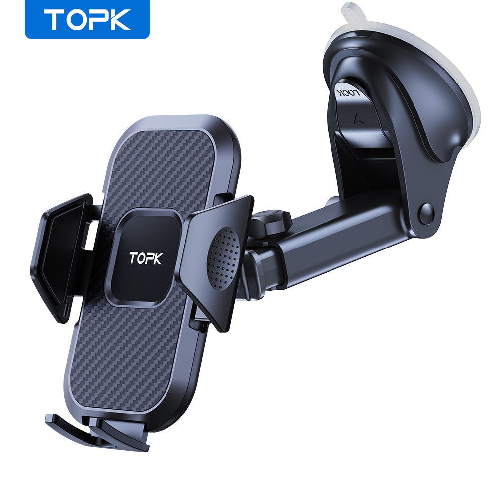 topk dashboard suction car phone mount