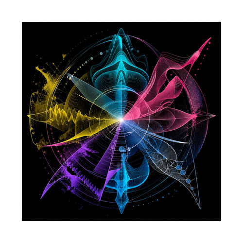 Afterimage Choir original TrendTap art print shown on a clean white display