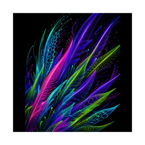 Blacklight Quill Array original TrendTap art print shown on a clean white display