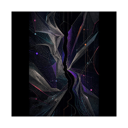 Celestial Fold Choir original TrendTap art print shown on a clean white display