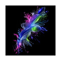 Crystal Organism Relay original TrendTap art print shown on a clean white display