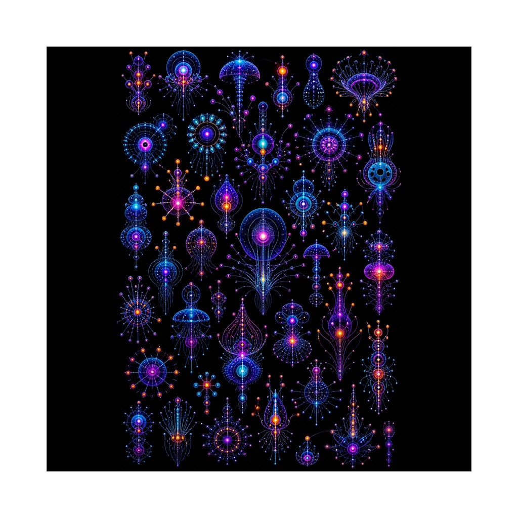 Deep Signal Menagerie original TrendTap art print shown on a clean white display