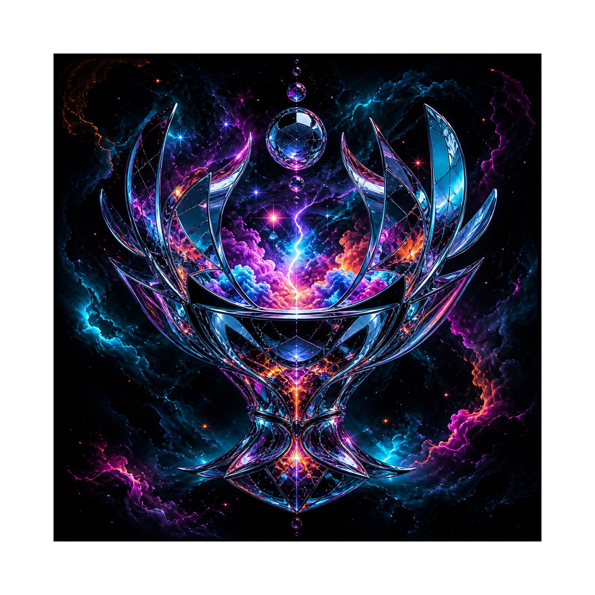 Mirrorstorm Vessel original TrendTap art print shown on a clean white display