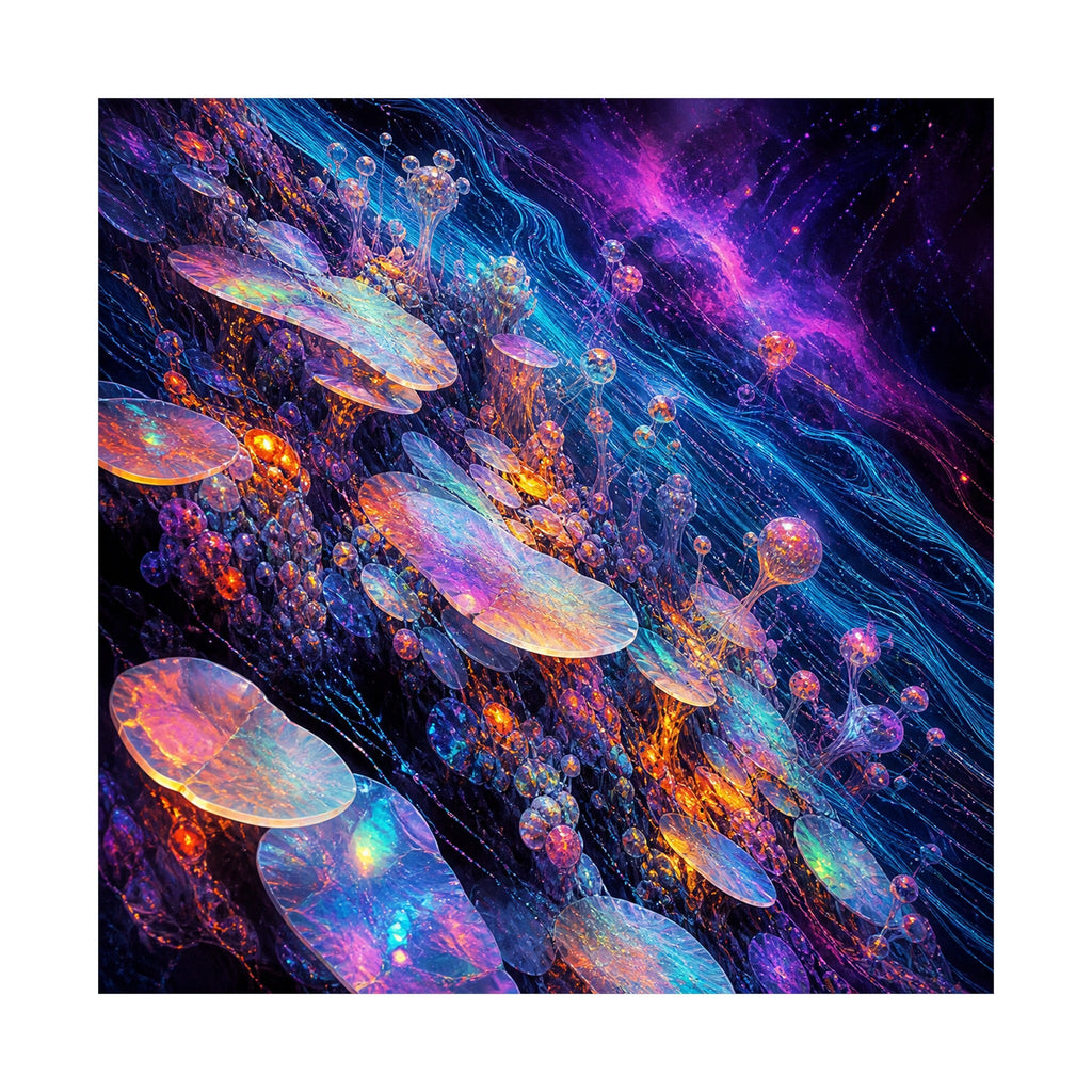 Opal Data Reef original TrendTap art print shown on a clean white display