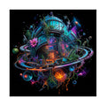 Orbital Hothouse Collapse original TrendTap art print shown on a clean white display
