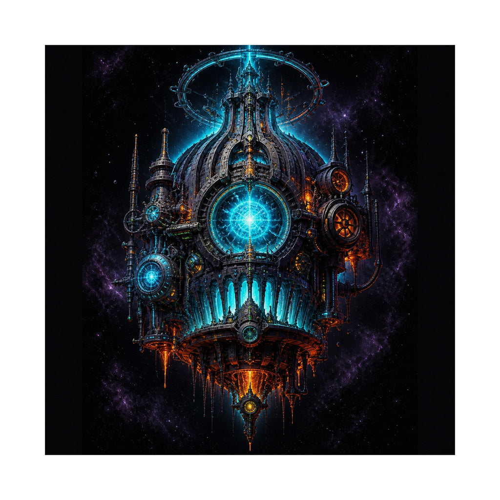 Pressure Cathedral original TrendTap art print shown on a clean white display